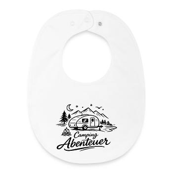 Camping Adventure - Baby Organic Bib - white - Front