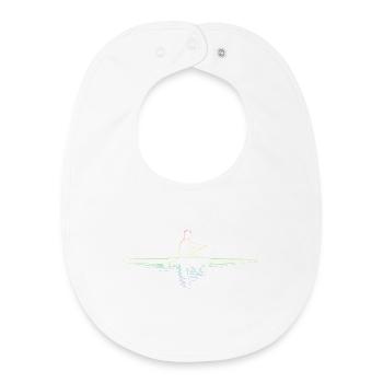 Ramer - Bavoir bébé bio - blanc - Devant