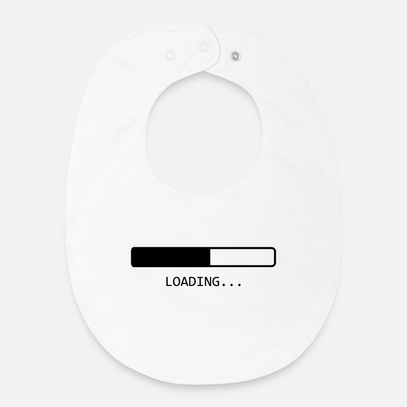 Loading ... - Baby Organic Bib - white