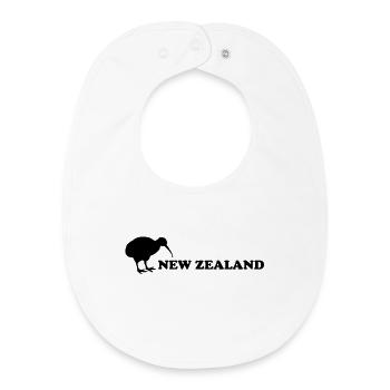 new zealand - Baby Organic Bib - white - Front