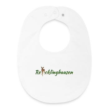 Re cklinghausen mit Reh - Baby Organic Lätzchen - Weiß - Vorne
