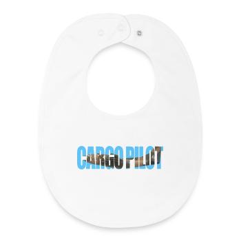 Cargo pilot C-123 - Baby Organic Lätzchen - Weiß - Vorne