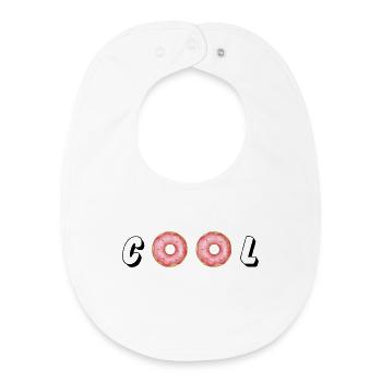 Delicious donuts with colorful sprinkles - Baby Organic Bib - white - Front