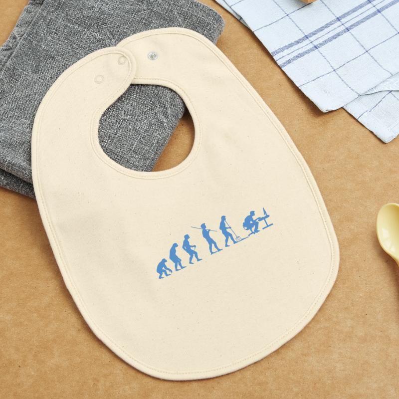 Programmer Evolution Computer Scientist Developer Baby Organic Bib