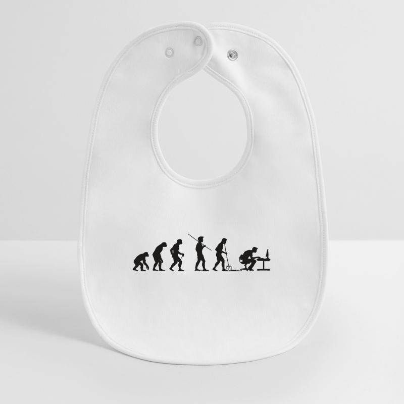 Programmer Evolution Computer Scientist Developer Baby Organic Bib