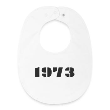 1973 - Baby Organic Bib - white - Front