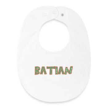 Batian as a trekking - Baby Organic Bib - white - Front
