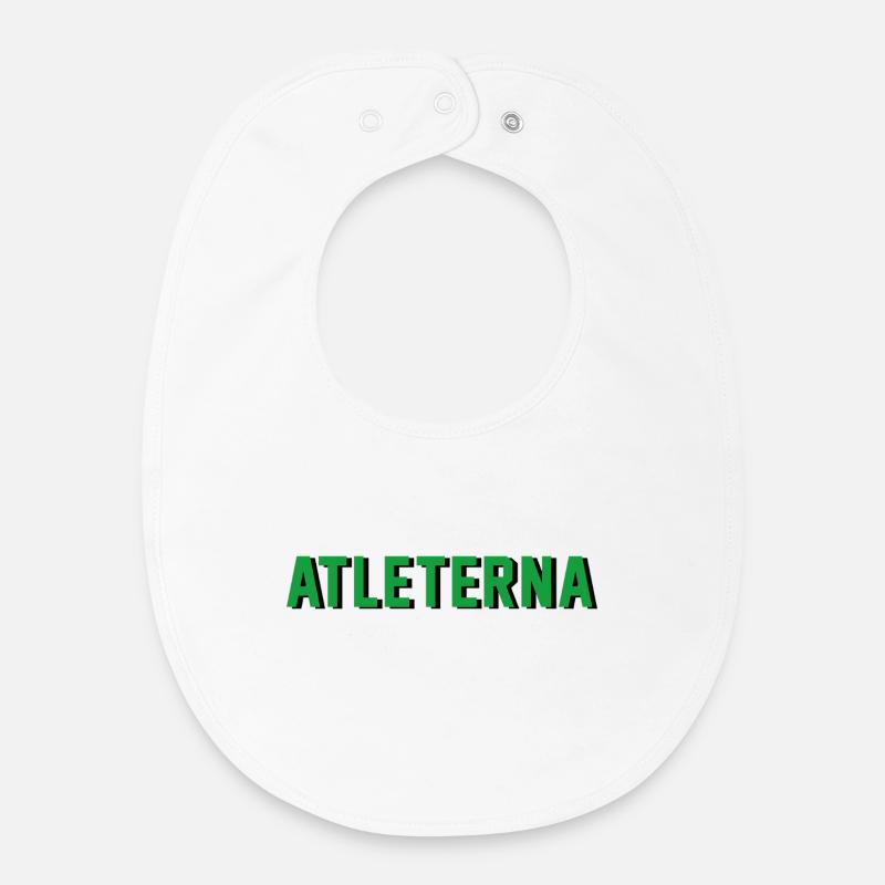 Atleti - Bavaglino neonato bio - bianco