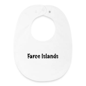 Faroe Islands - Baby Organic Lätzchen - Weiß - Vorne