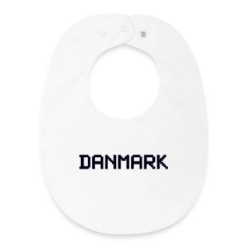 DANMARK Danemark - Bavoir bébé bio - blanc - Devant