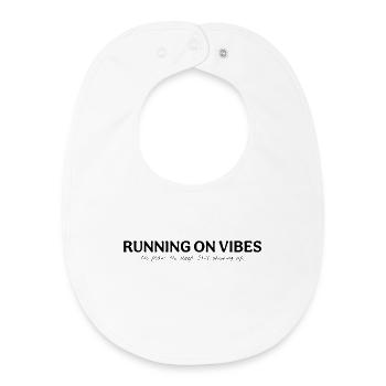 Fonctionner sur Vibes - Bavoir bébé bio - blanc - Devant