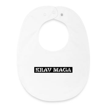 Krav Maga - Baby Organic Bib - white - Front