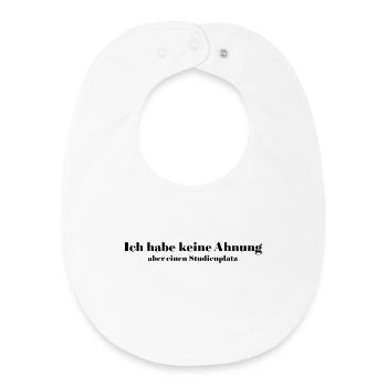 Study place - Baby Organic Bib - white - Front