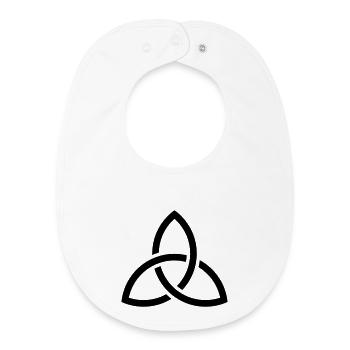 Celtic Knot - Baby Bio slabbetje - wit - Voor
