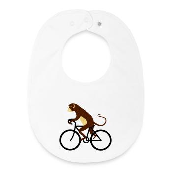 bike - Baby Organic Bib - white - Front