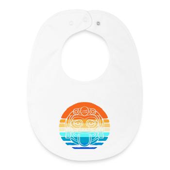 Inca Mayan calendar aztec - Baby Organic Bib - white - Front