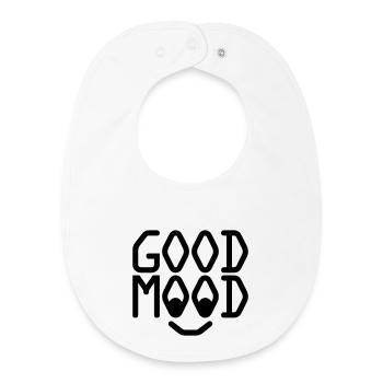 GOOD MOOD - Baby Organic Lätzchen - Weiß - Vorne