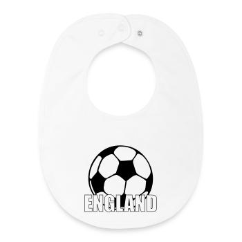 England - Bavoir bébé bio - blanc - Devant