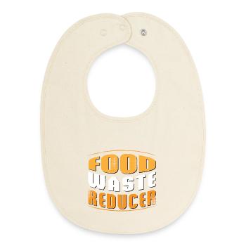 FOOD WASTE REDUCER - Bavoir bébé bio - écru doux - Devant