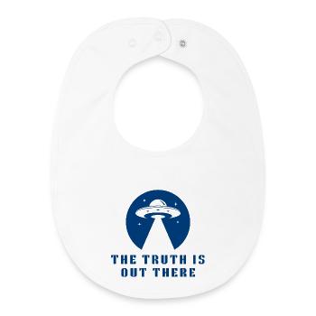 The Truth Is Out There – UFO Encounter - Baby Organic Lätzchen - Weiß - Vorne