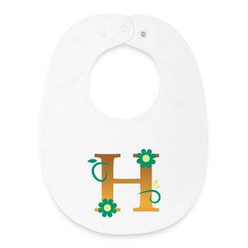 H - Baby Organic Lätzchen - Weiß - Vorne