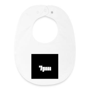 7pm - Baby Organic Bib - white - Front