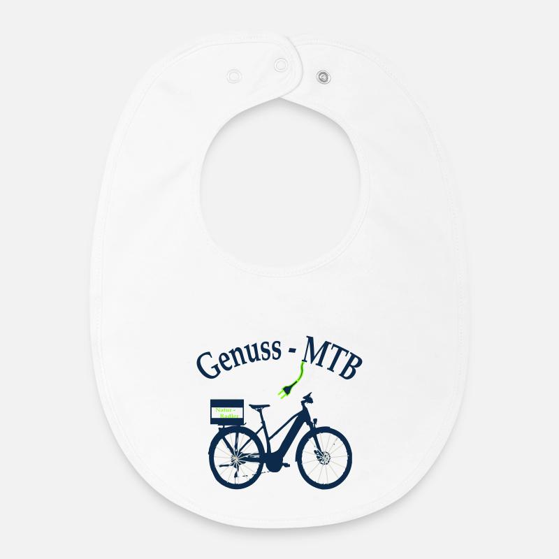 E-MTB-Damen - Baby Organic Lätzchen - Weiß