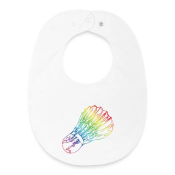 Volant - Bavoir bébé bio - blanc - Devant