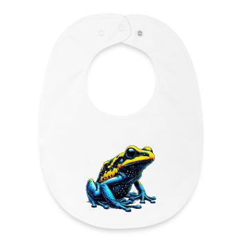Frosch - Baby Organic Lätzchen - Weiß - Vorne