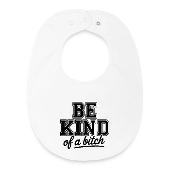 Offended Humorous Motif T-shirt - Baby Organic Bib - white - Front