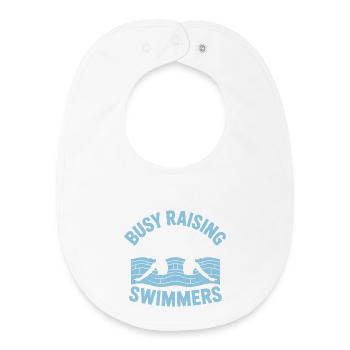 Synchronschwimmen Kunstschwimmen Wassersport - Baby Organic Lätzchen - Weiß - Vorne