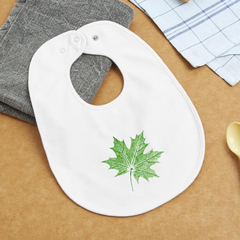 Leaf Maple / Maple Leaf Baby Organic Bib