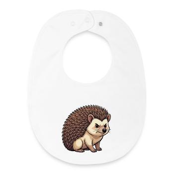 Hedgehog Hedgehog Lover Hedgehog Owner Hedgehog Keeper Stinger - Baby Organic Bib - white - Front