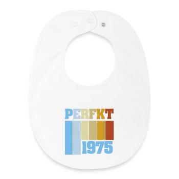 Perfect 1975 - Baby Organic Bib - white - Front