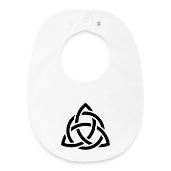 Celtic Knot - Baby Bio slabbetje - wit - Voor