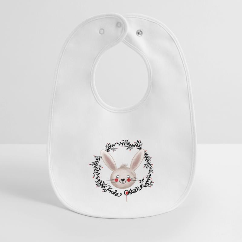 Vampire Easter Happy Easter Illustration Baby Organic Bib