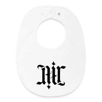 Ambigram - Air - Baby Organic Bib - white - Front