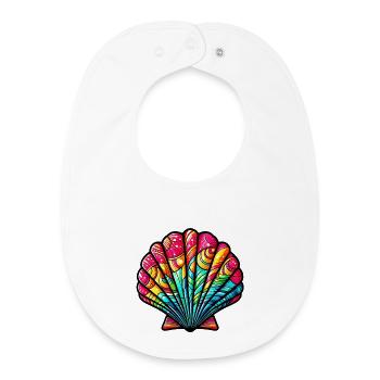 Shell - Baby Organic Bib - white - Front