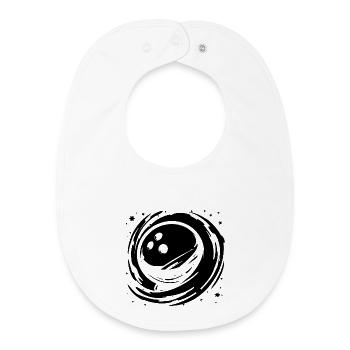 Bowling Graphics - Baby Organic Bib - white - Front