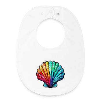 Shell - Baby Organic Bib - white - Front