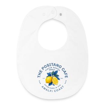 Lemon Passion Fruit Amalfi coast Italy - Baby Organic Bib - white - Front