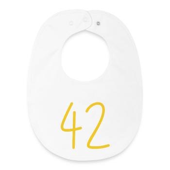 42 - Baby Organic Lätzchen - Weiß - Vorne