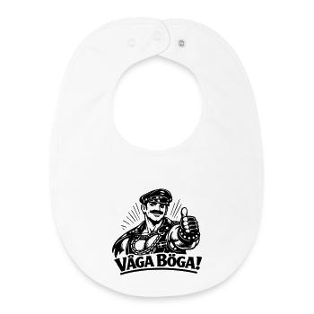 Dare to be gay - Baby Organic Bib - white - Front