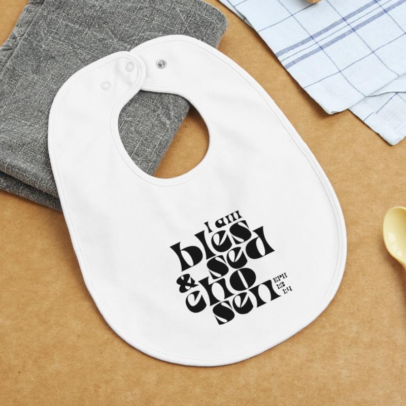 b l e s s e d & c h o s e n Baby Organic Bib