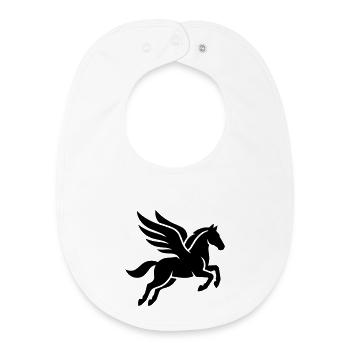 Pegasus - Baby Organic Bib - white - Front