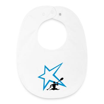 Canoe Stern - Baby Organic Bib - white - Front