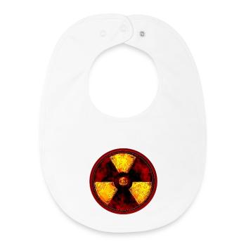 Radioactive - Baby Organic Bib - white - Front