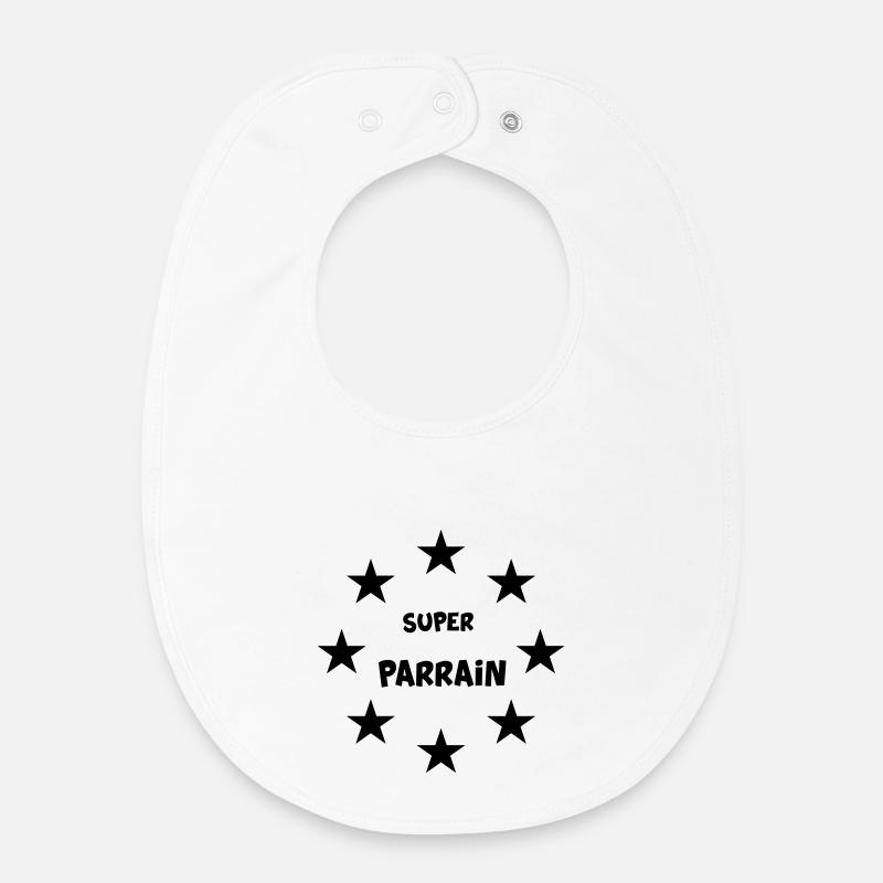 SUPER SPONSOR - Baby Organic Bib - white