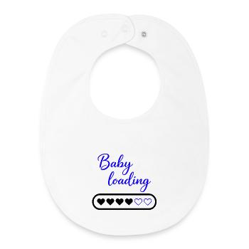 Baby_loading - Bavoir bébé bio - blanc - Devant