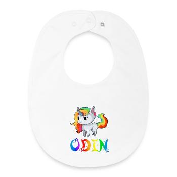 Unicorn Odin - Baby Organic Bib - white - Front